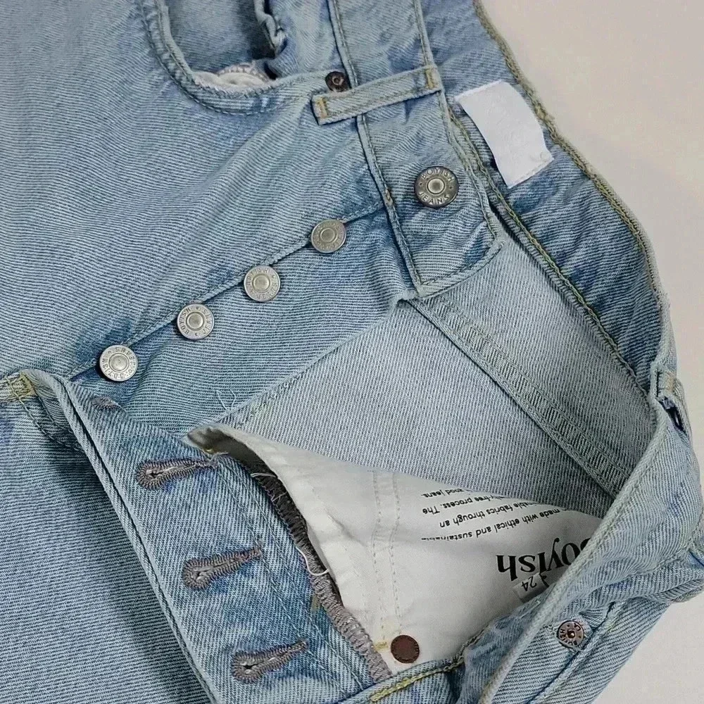 5/ $100 Boyish Billy High Rise Skinny Jeans in Barefoot In The Park